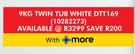 Defy 9Kg (White) Twin Tub DTT169 10282273
