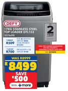 Defy 17Kg (Stainless Steel) Top Loader DTL153 10174498