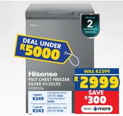 Hisense 95L Chest Freezer (Silver) H125CFS 10285356