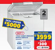 Defy 195L Chest Freezer (White) DMF470 10016010