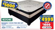Restonic Bahama 152cm Firm Bed Set 10176287