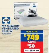 Sealy Me Memory Ventilated Pillow 10120993 