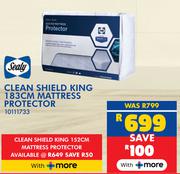 Sealy Clean Shield King 183cm Mattress Protector 10111733
