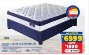 Serta Athena 152cm Queen Bed Set 10132433