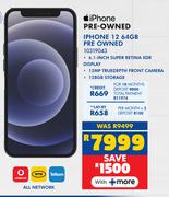 Apple iPhone 12 64GB Pre Owned 10319043