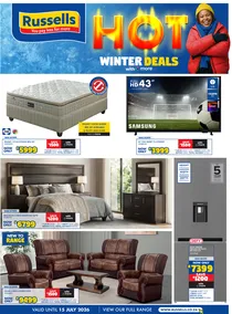 Russells : Hot Winter Deals (18 June - 15 July 2026)