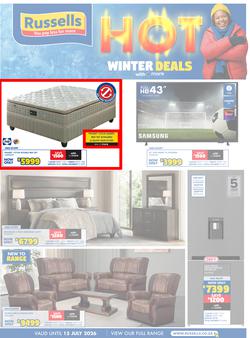 Russells : Hot Winter Deals (18 June - 15 July 2026), page 1