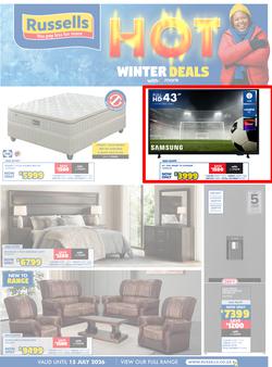 Russells : Hot Winter Deals (18 June - 15 July 2026), page 1