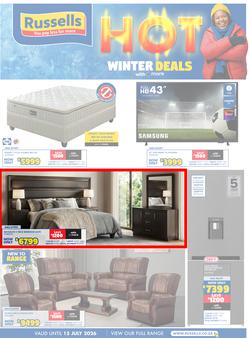 Russells : Hot Winter Deals (18 June - 15 July 2026), page 1