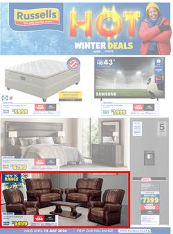 Russells : Hot Winter Deals (18 June - 15 July 2026), page 1