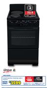 Univa 4 Plate Electric Stove BLK U405-1 10020441