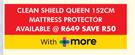 Sealy Clean Shield Queen 152cm Mattress Protector 