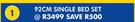 Sleepmasters Brooklyn 92cm Single Bed Set 