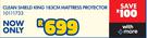 Sealy Clean Shield King 183cm Mattress Protector 10111733