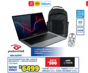 Packard Bell Montenero C 82 Pro Laptop, Backpack + Mouse Bundle 10319868