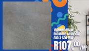Hardbody Porcelain Tiles 1SAMURO81M1A Rockford Charcoal 600 x 600 MM-Per Sqm