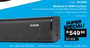 Dixon Bluetooth & HDMI Soundbar LY-S226