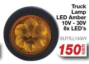 Truck Lamp LED Amber 10V-30V 8x LED's ELP.TLL143VY-Each