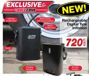 Auto Kraft Rechargeable Digital Tyre Inflation FED.CZK3654-Each