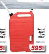 Addis Petrol Jerry Can ADD.7428-25L Each