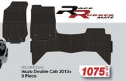 Race Rubber Mats For Isuzu Cab 2013+ FED.MAT00049-3 Pieces Per Set