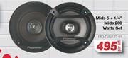 Pioneer Mids 5 + 1/4" Mids 200 Watts Set PIO.TSG1314R-Per Set