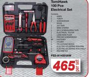 TomiHawk 100 Pce Electrical Set FED. H14003AW-Per Set
