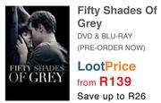 Fifty Shades Of Grey DVD/Blu-Ray