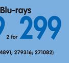 3D Blu-Rays Assorted-2's