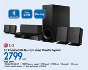 LG 5.1 Channel 3D Blu-Ray Home Theatre System-BH-624OS