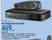 DSTV HD Single View Decoder-DSD4136(4U)