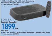 DSTV Explora Decoder Each