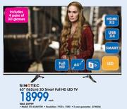 Sinotec 65"(165cm) 3D Smart Full HD LED TV STL-65A693M