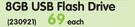 Verbatim 8GB USB Flash Drive Each