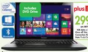 Lenovo 15.6" Celeron 4GB/500GB/W8 Notebook Bundle-On MyGig 1-Per Bundle