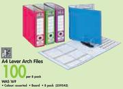 A4 Lever Arch Files-Per 8 Pack