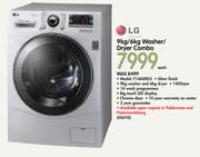 LG 9Kg/6Kg Washer/Dryer Combo F14A8RDS-Each