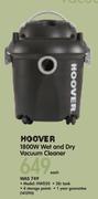 Hoover 1800W Wet & Dry Vacuum Cleaner HWD20-Each