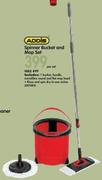 Addis Spinner Bucket And Mop Set-Per Set