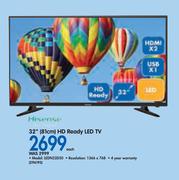 Hisense 32"(81cm) HD Ready LED TV LEDN32D50
