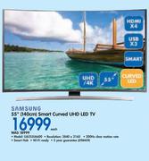 Samsung 55"(140cm) Smart Curved UHD LED TV UA55JU6600