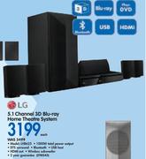 LG 5.1 Channel 3D Blu-Ray Home Theatre System LHB625