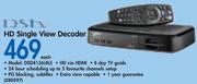 DStv HD Single View Decoder DSD4136(4U)