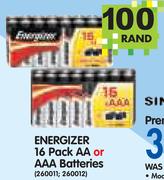 Energizer 16 Pack AA Or AAA Batteries