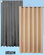 Sheraton Lined Eyelit Curtain 230x223Cm-Per Drop