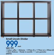 Small Lincoln Divider-Each