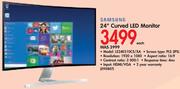 Samsung 24" Curved LED Monitor LS24E510CS/XA