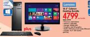 Lenovo 18.5" Celeron Desktop Bundle-Per Bundle
