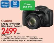 Canon SX520 Powershot Ultra Zoom Camera