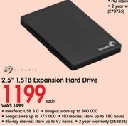 Seagate 2.5" 1.5TB Expansion Hard Drive